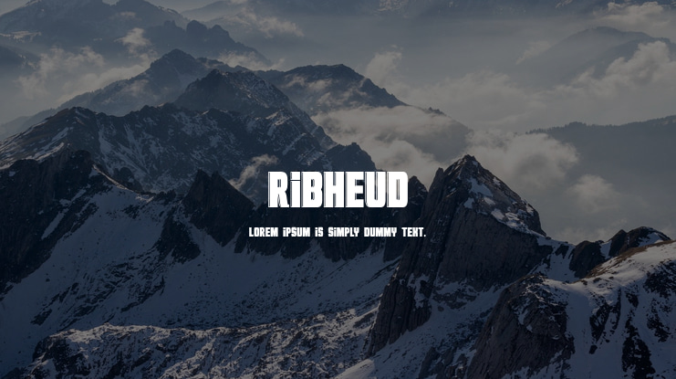 Ribheud Font