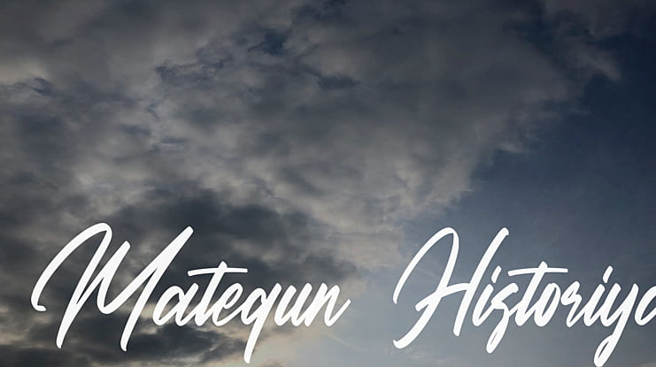 Matequn Historiya Font