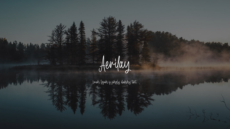 Aerilay Font