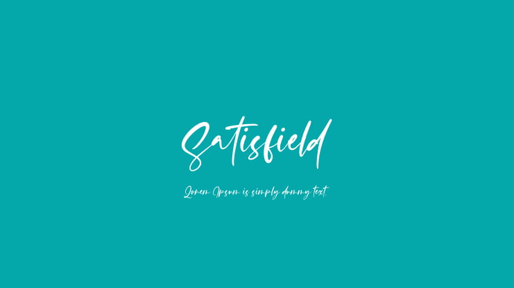 Satisfield Font
