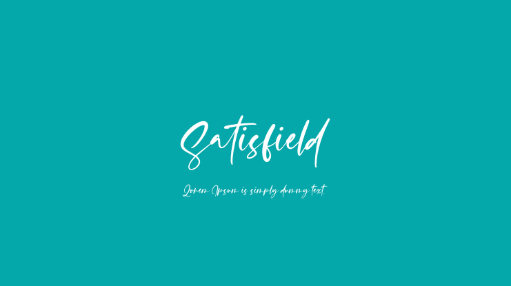 Satisfield Font