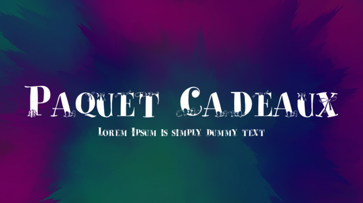 Paquet Cadeaux Font
