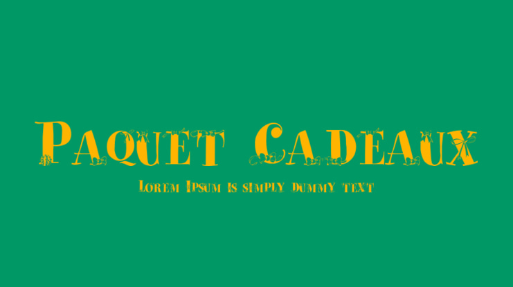 Paquet Cadeaux Font