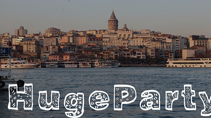 HugeParty Font