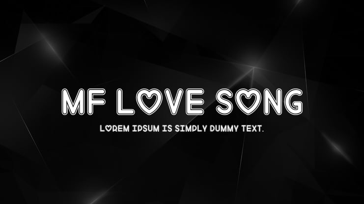 Mf Love Song Font