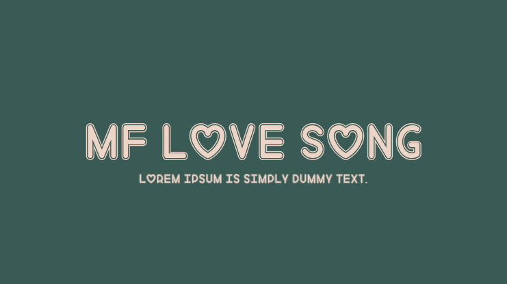 Mf Love Song Font