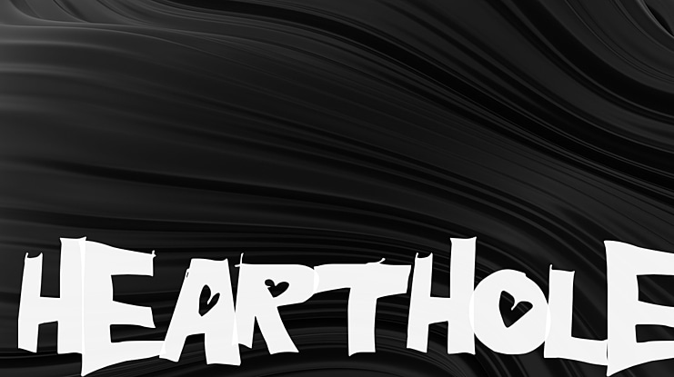 HeartHole Font