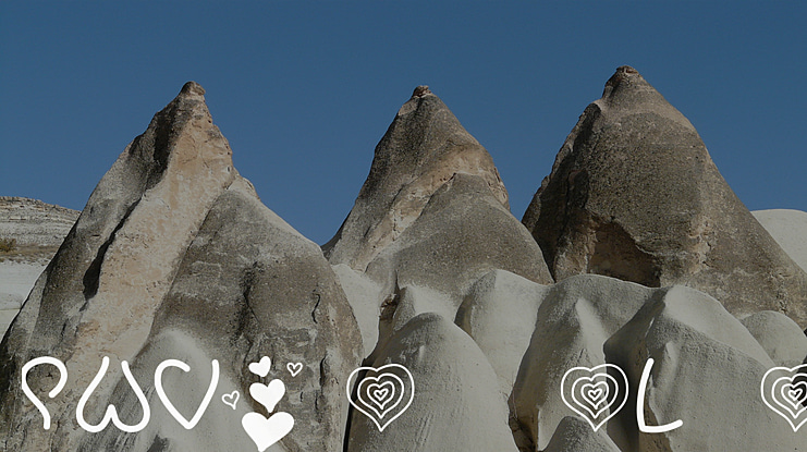 PWValentineLove Font