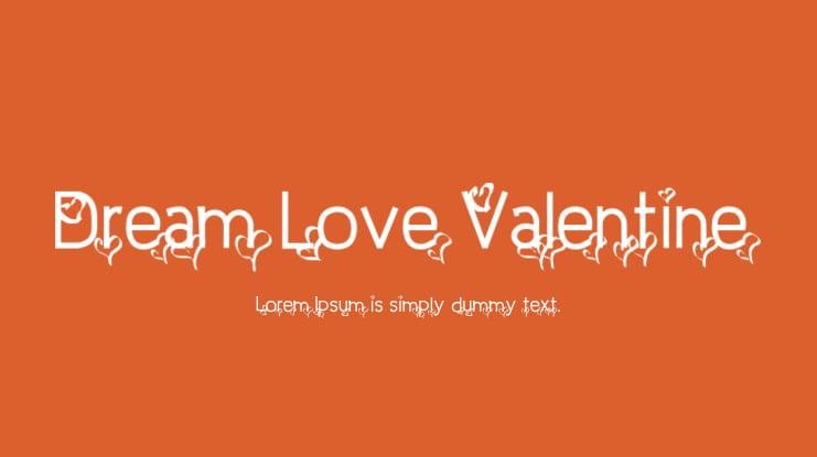 Dream Love Valentine Font Family