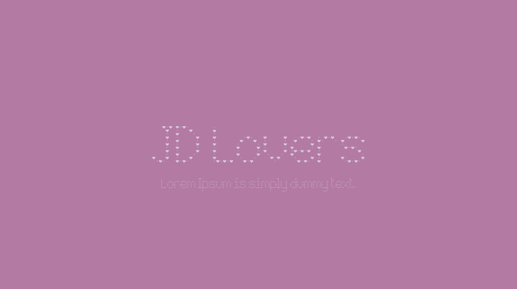 JD Lovers Font