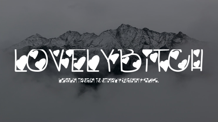 LovelyBitch Font
