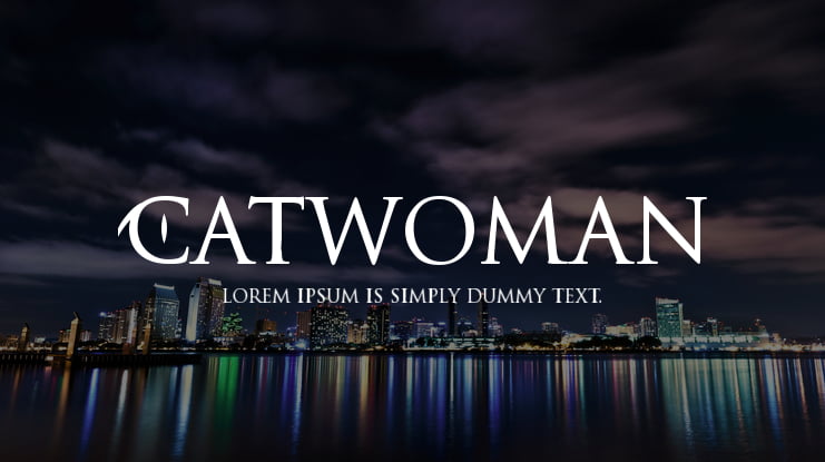 Catwoman Font