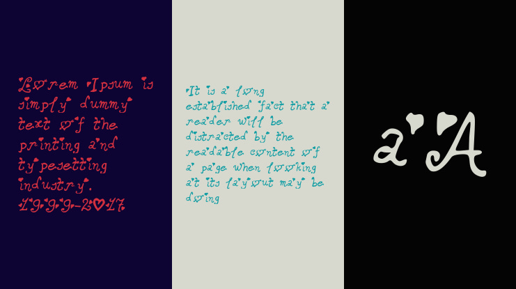 SecretLoveLetters Font