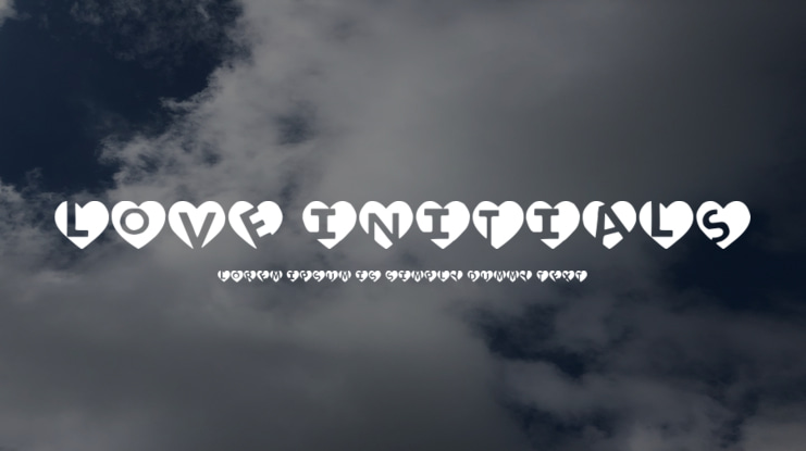 love initials Font
