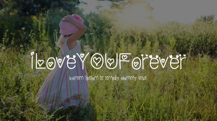 ILoveYOUForever Font