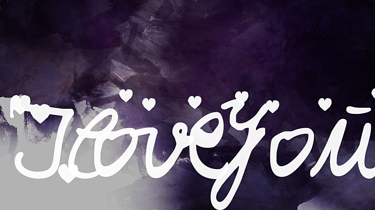 Iloveyou Font