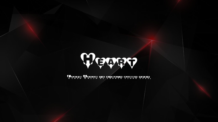 Heart Font