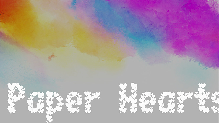 Paper Hearts Font