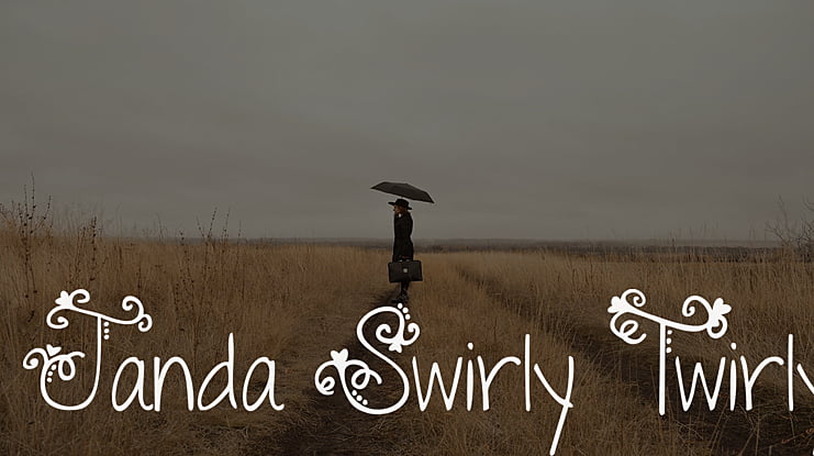 Janda Swirly Twirly Font