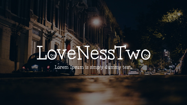 LoveNessTwo Font