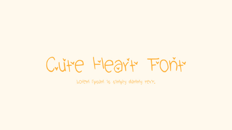 Cute_Heart_Font Font
