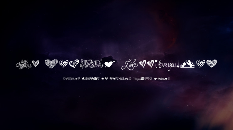 KG Heart Doodles Font