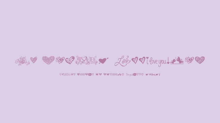 KG Heart Doodles Font