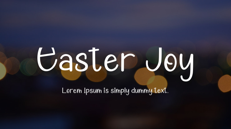 Easter Joy Font