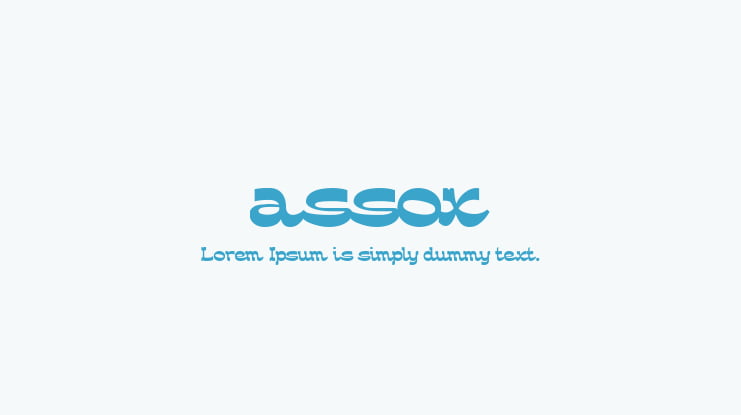assox Font