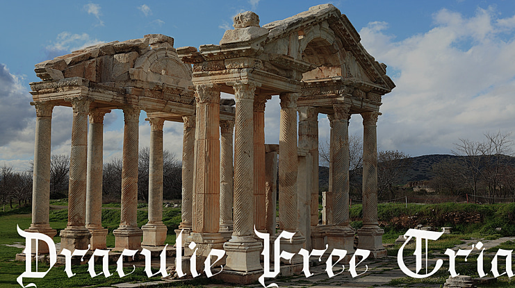 Draculie Free Trial Font