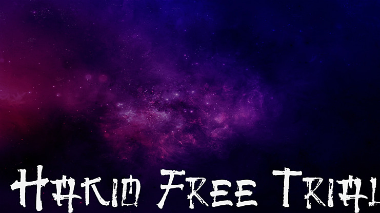 Hakio Free Trial Font