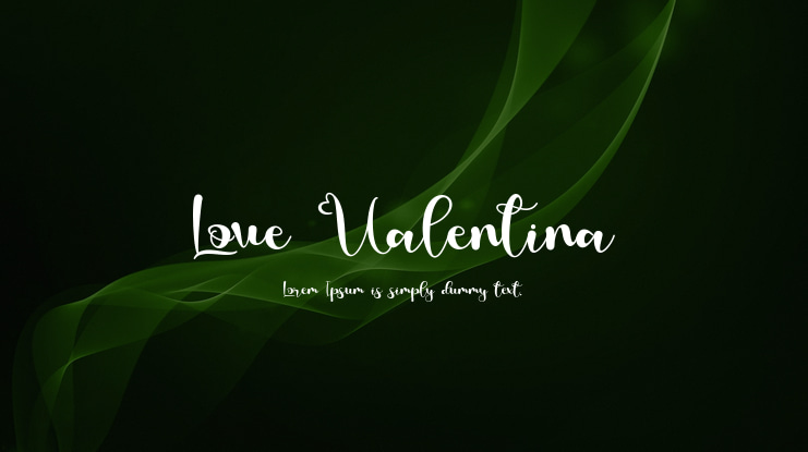 Love Valentina Font