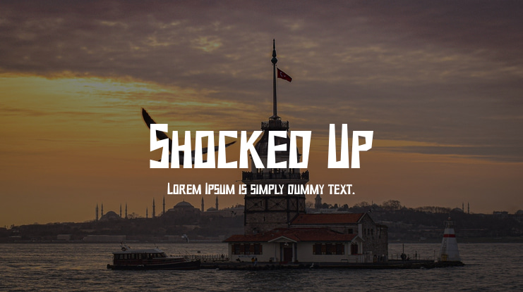 Shocked Up Font