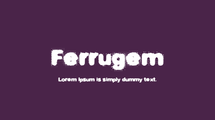 Ferrugem Font