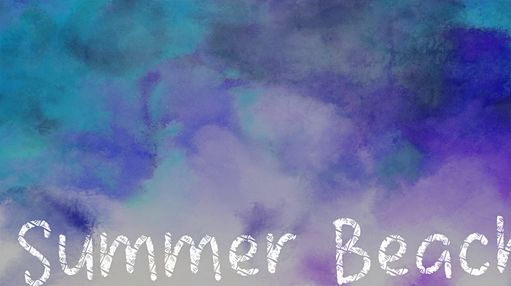 Summer Beach Font