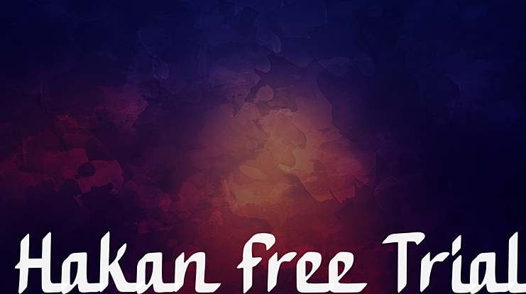 Hakan Free Trial Font