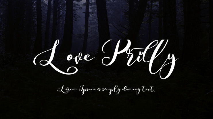 Love Prilly Font