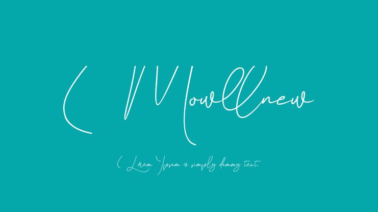 Mowllnew Font