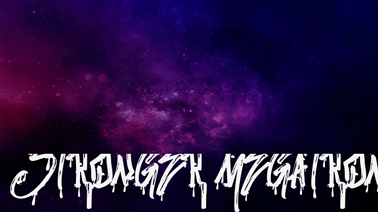 Stronger Megatron Font