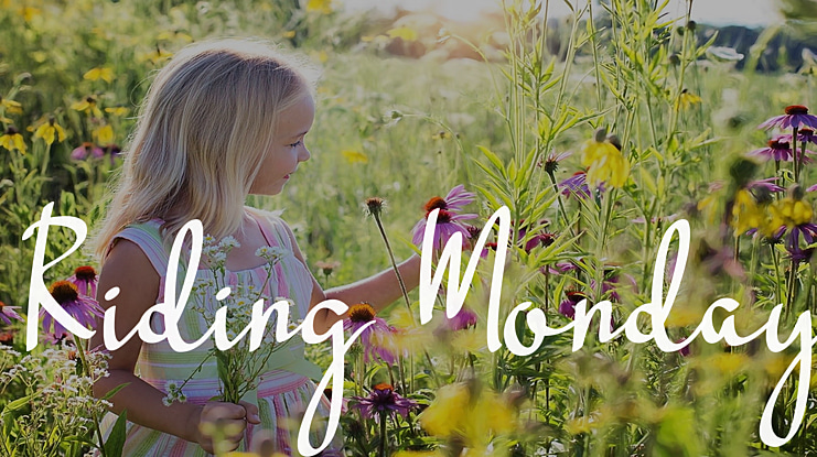 Riding Monday Font