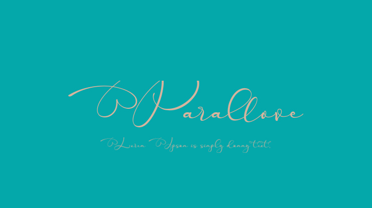Parallove Font