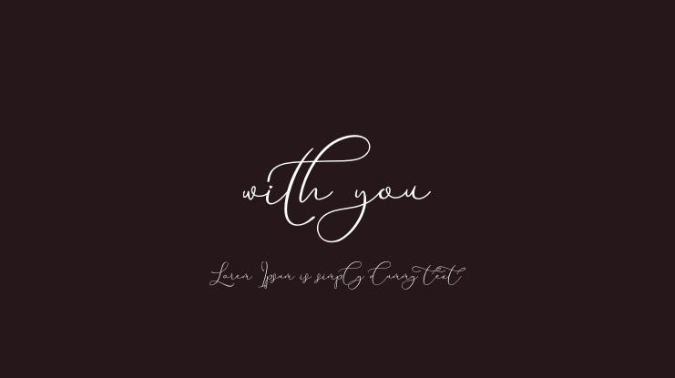 with you Font