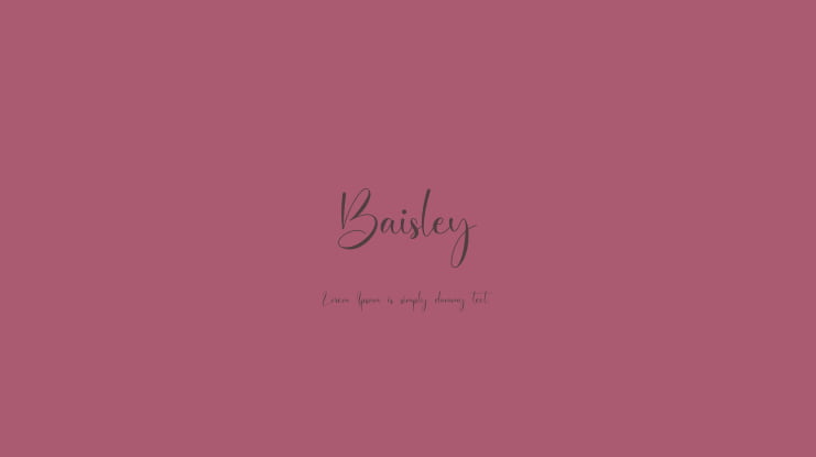 Baisley Font