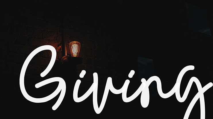 Giving Font