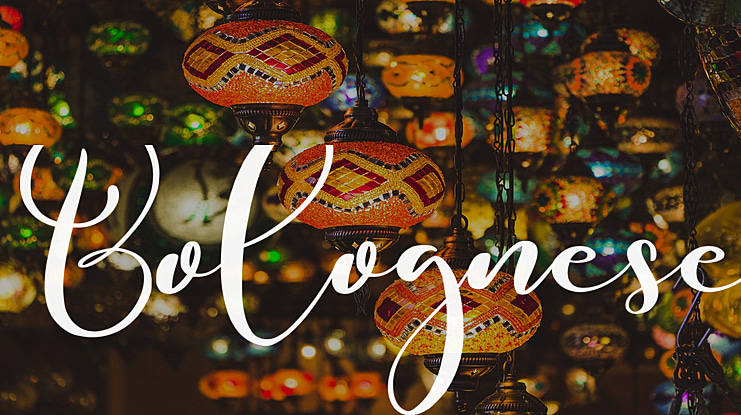 Bolognese Font