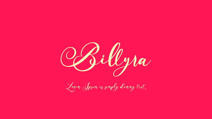 Billyra Font