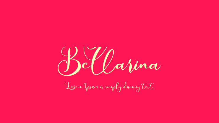 Bellarina Font