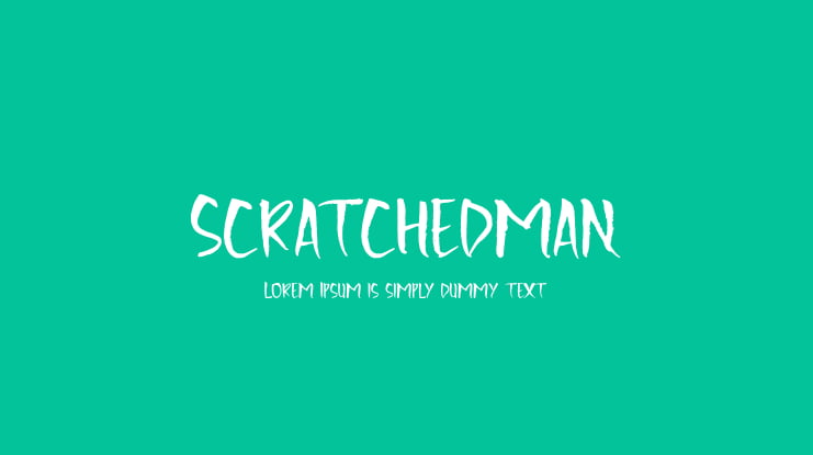 Scratchedman Font