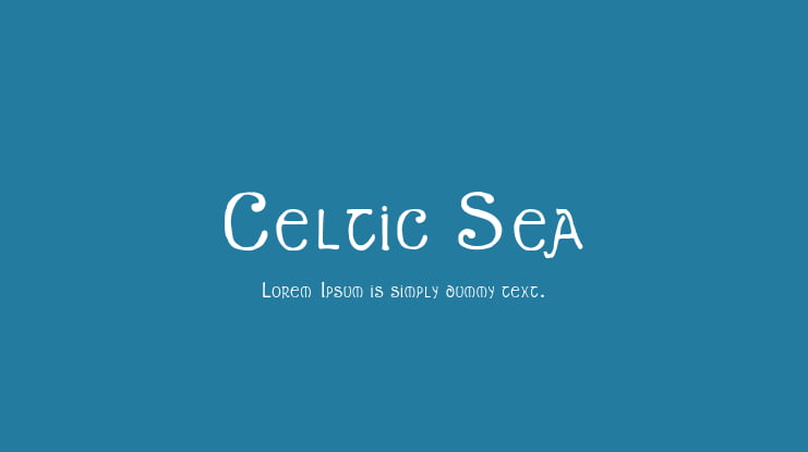 Celtic Sea Font