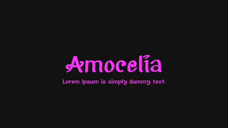 Amocelia Font